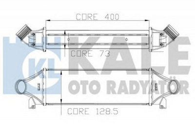 KALE OTO RADYATOR 126200 -  Интеркулер
